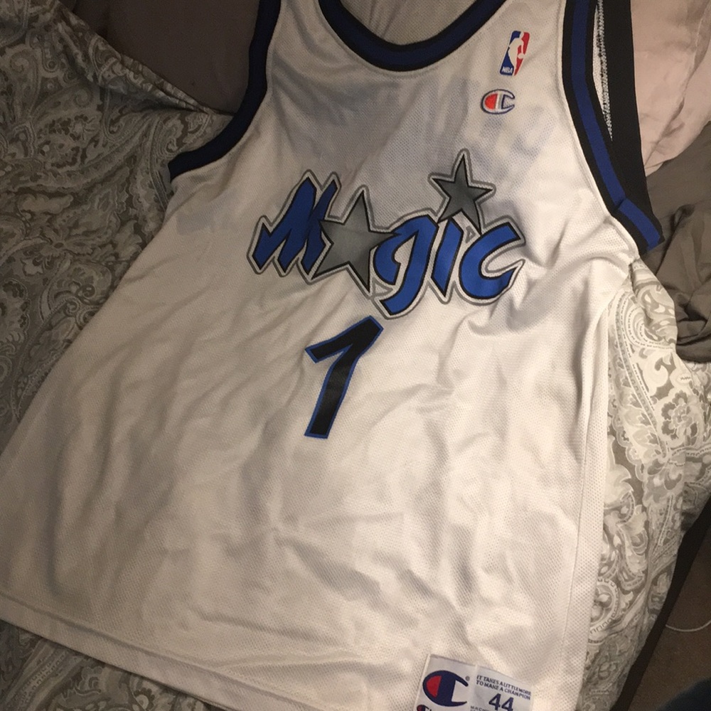 Vintage Penny Hardaway Champion Magic Jersey NBA